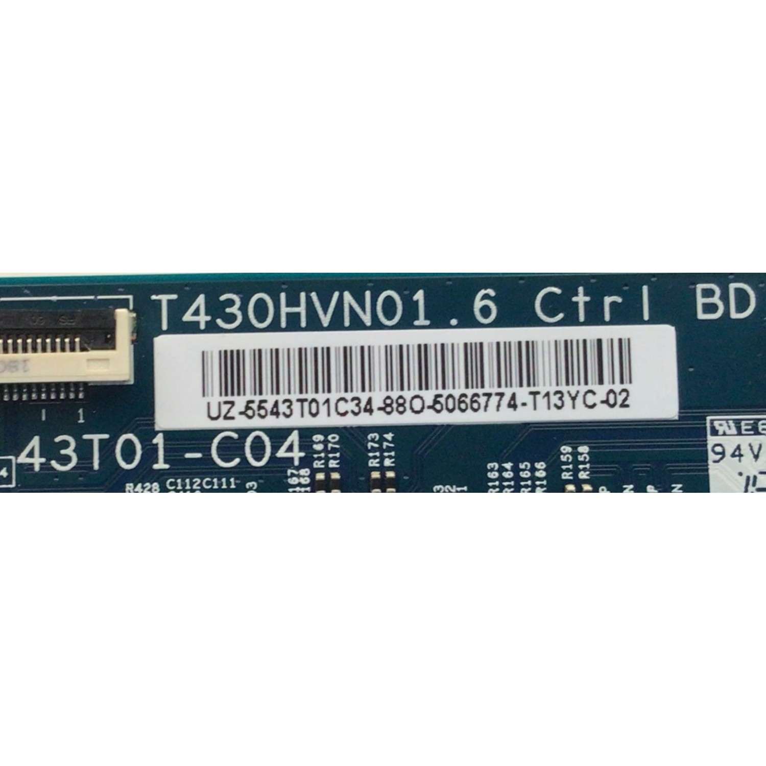 T-CON PARA MONITOR SAMSUNG / NUMERO DE PARTE 55.43T01.C34 / T430HVN01.6 / 5543T01C34 / NUMERO DE PANEL CY-KK043BGAVWH / MODELO LH43PMHP - Imagen 2
